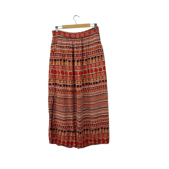 Nix + Zoe Medium Skirt A-Line Midi Maxi Boho Pockets Elastic Waist Rayon Womens - Picture 1 of 15